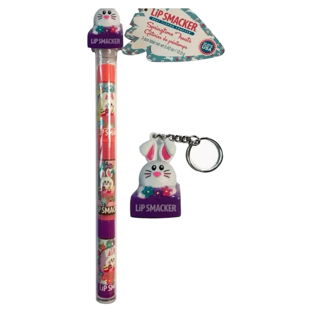 Lip Smacker Chick Trio Best Flavor Forever Grape, Chocolate, Peach